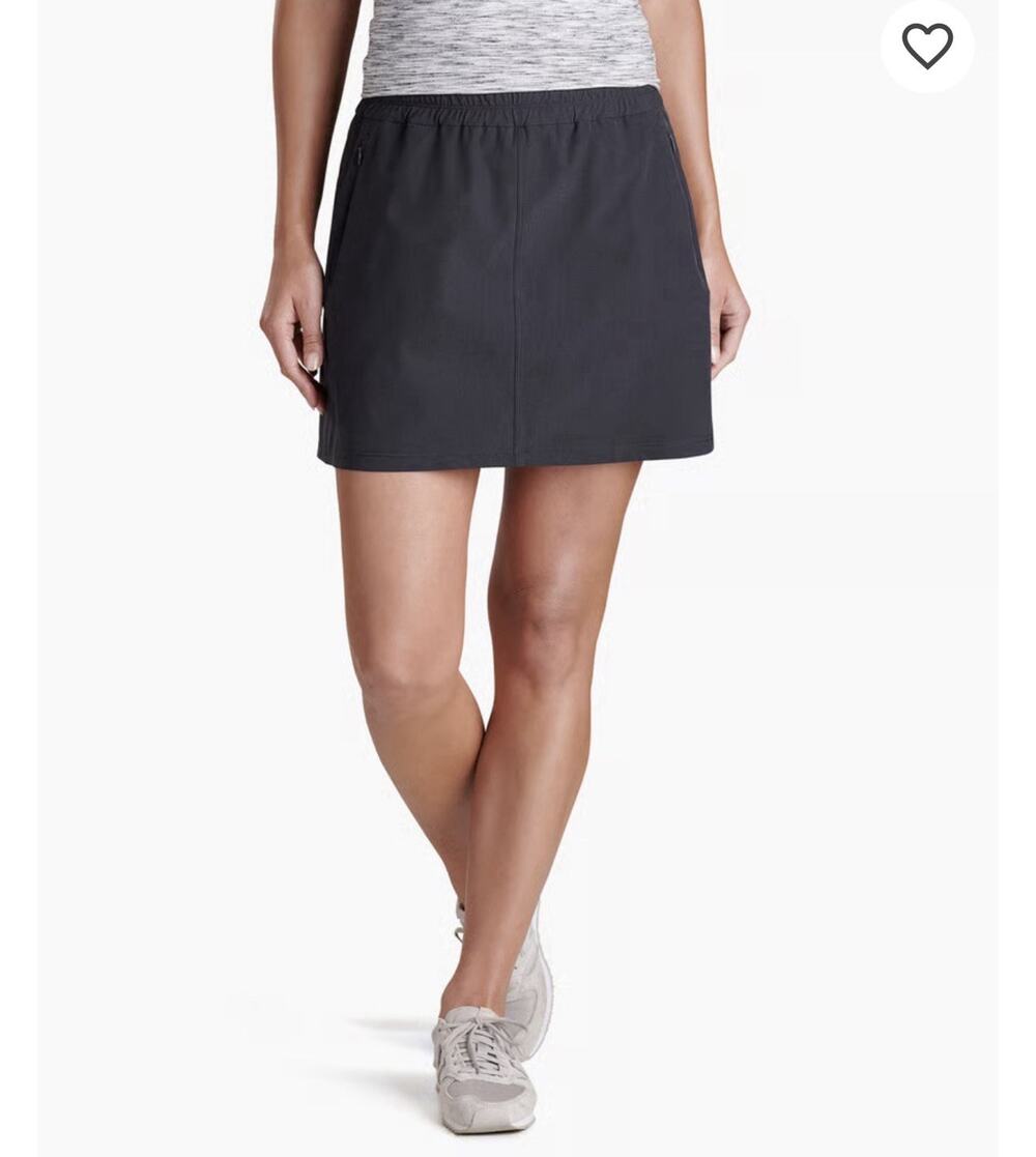 Kuhl Women's Freeflex Skort Size Large Kohl Black Hiking Outdoor Athletic